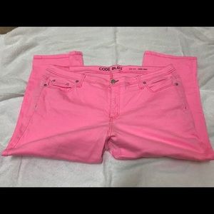 Plus size colored jeans